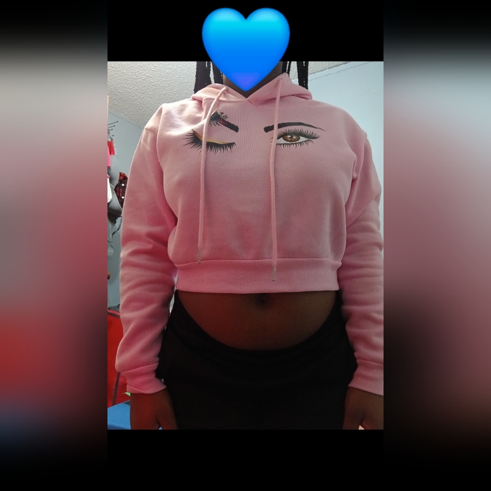 Cropped hoodie